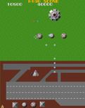 Super Xevious for Arcade - Large opponent ahead...be careful!