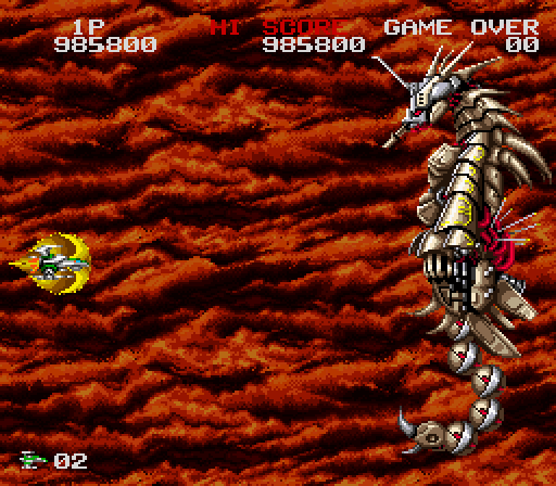 Darius Twin Super NES Screenshot: Introducing Dark Coronatus.