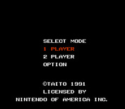 Darius Twin for Super NES - Select a mode to begin.