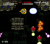 Darius Twin for Super NES - It's a rocket attack!