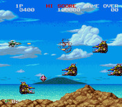 Darius Twin for Super NES - Blasting opponents...