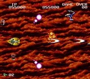 Darius Twin for Super NES - Blasting my way through the next zone...
