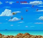Darius Twin for Super NES - Game start.