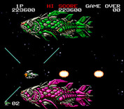 Darius Twin for Super NES - Two large bosses at once!
