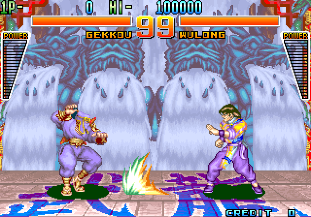 Global Champion Arcade Screenshot: The fight begins!