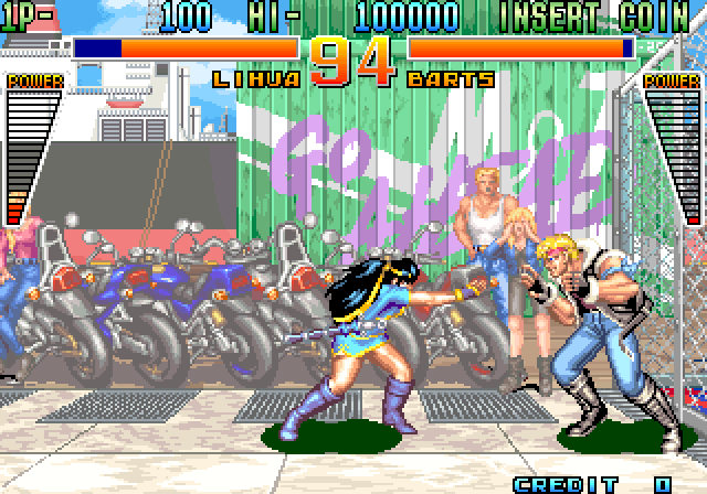 Global Champion Arcade Screenshot: Fight in progress.