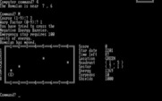 NewTrek for IBM PC/Compatibles - The galactic map.