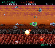 Super Nova for Super NES - Zone I begins with attacks from all directions!