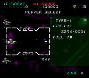 Super Nova for Super NES - First, select a ship type...