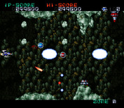 Super Nova for Super NES - Pick up the bonuses, but avoid more falling rocks!