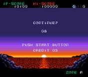 Super Nova for Super NES - Game over; continue?