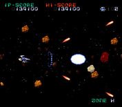 Super Nova for Super NES - This zone has no walls to crash into, but also has lots of asteroids!
