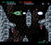 Super Nova for Super NES - The screen scrolls vertically in this section.