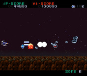 Super Nova for Super NES - A relatively quiet area provides some opportunity to collect weapons upgrades.