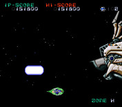 Super Nova for Super NES - Peace Destroying is a very large enemy; this is just the front.