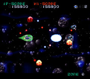 Super Nova for Super NES - More asteroids and other assorted enemies get in the way...