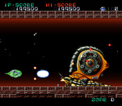 Super Nova for Super NES - Spiral Snail as seen in Zone D.