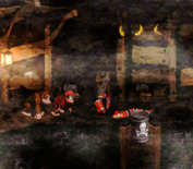 Donkey Kong Country for Super NES - There are a lot of snakes in the misty mine!