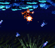 Donkey Kong Country for Super NES - DK has been hit!