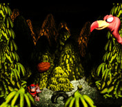Donkey Kong Country for Super NES - Don't get hit on the head!