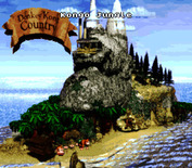 Donkey Kong Country for Super NES - The island map.