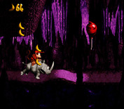 Donkey Kong Country for Super NES - I found a secret bonus area!