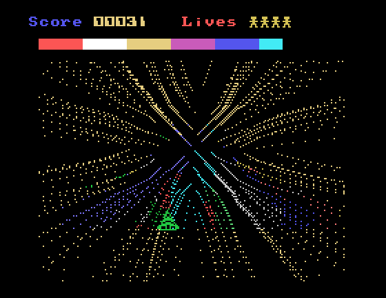 Disco Dan Tatung Einstein Screenshot: Entering the first reactor.