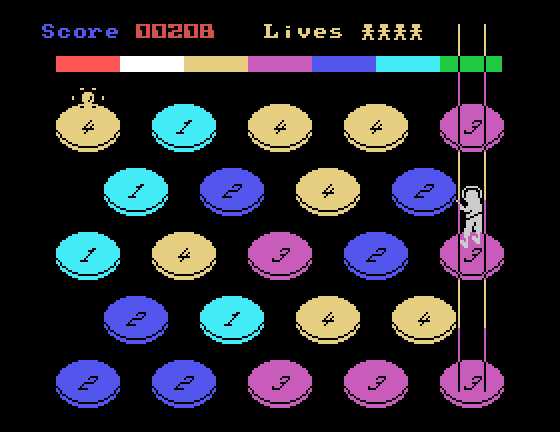 Disco Dan Tatung Einstein Screenshot: Disco Dan beams down...