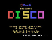 Disco Dan for Tatung Einstein - Title screen 1.