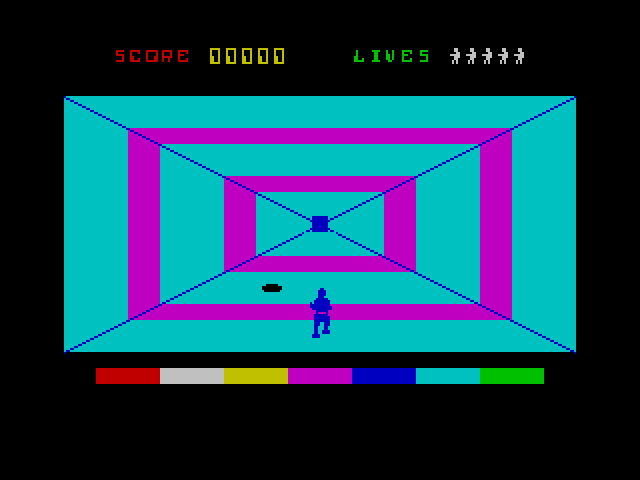 Disco Dan ZX Spectrum Screenshot: Game start.