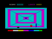 Disco Dan for ZX Spectrum - Watch out for various incoming obstacles!