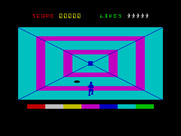 Disco Dan for ZX Spectrum - Game start.