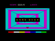 Disco Dan for ZX Spectrum - Game over.