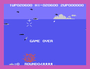 Yamato for Sega SG-1000 - Game over.