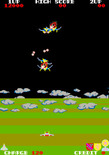 Exerion for Arcade - A few opponents shot down, but more will take their place!