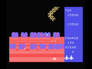 Exerion for MSX - Each opponent you face has a different attack pattern.