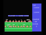 Exerion for MSX - Game over.