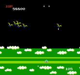 Exerion for NES / Famicom - Lookout, incoming!