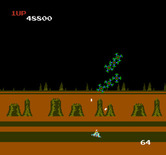 Exerion for NES / Famicom - On to the next enemy attack formation...