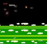 Exerion for NES / Famicom - A second wave of fighters makes an appearance...