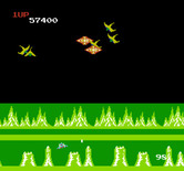Exerion for NES / Famicom - Enemy attacks become progressively more difficult...