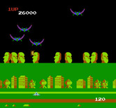 Exerion for NES / Famicom - Large enemies appear...