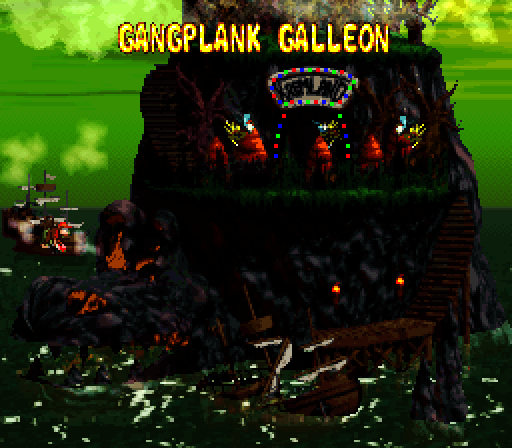 Donkey Kong Country 2: Diddy's Kong Quest Super NES Screenshot: Ready for Gangplank Galleon?