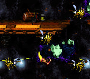 Donkey Kong Country 2: Diddy's Kong Quest for Super NES - Wind carries you upwards...