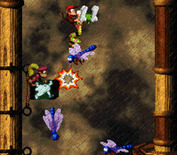 Donkey Kong Country 2: Diddy's Kong Quest for Super NES - When there are no platforms you can jump on the backs of creatures...if you're quick enough!