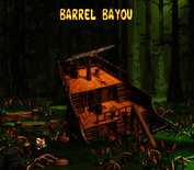 Donkey Kong Country 2: Diddy's Kong Quest for Super NES - Barrel Bayou is the first stop here.