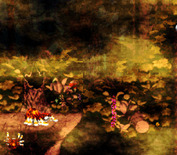 Donkey Kong Country 2: Diddy's Kong Quest for Super NES - As a spider I'll need to use webs to cross large gaps.