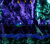 Donkey Kong Country 2: Diddy's Kong Quest for Super NES - I'm a fish now! Time to swim through a maze.