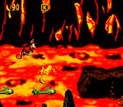 Donkey Kong Country 2: Diddy's Kong Quest for Super NES - Don't fall in the lava!