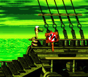 Donkey Kong Country 2: Diddy's Kong Quest for Super NES - I've taken on snake form...but this is the end of the line for snakes!
